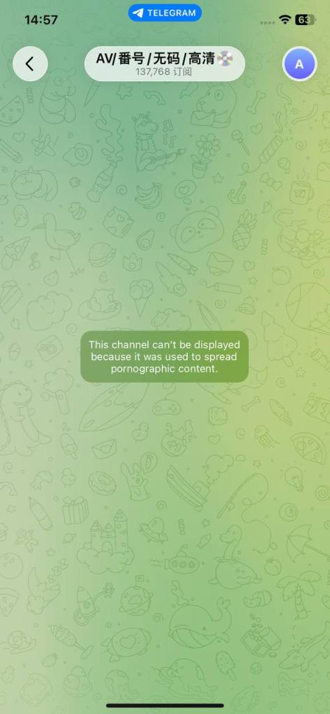 IMAGE 2026-01-16 101741 - 电报知识库 This channel can't displayed because it was used to spread pornographic content.